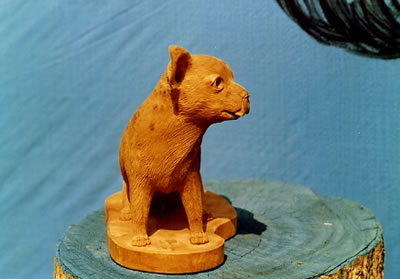 チワワ wood carving chihuahua